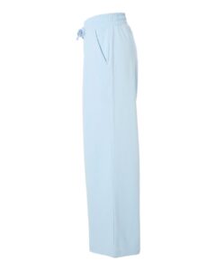 American Apparel FTP00 Women’s French Terry Wide Leg Pants – Powder Blue (side)