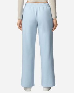 American Apparel FTP00 Women’s French Terry Wide Leg Pants – Powder Blue (on model back)