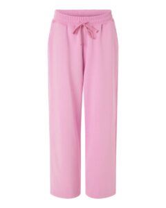American Apparel FTP00 Women’s French Terry Wide Leg Pants – Powder Pink