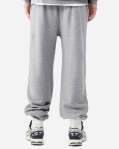 BELLA + CANVAS 3738 Unisex Sponge Fleece Sweatpants – Athletic Heather (on model back)