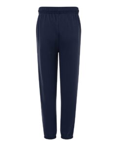 BELLA + CANVAS 3738 Unisex Sponge Fleece Sweatpants – Navy (back)