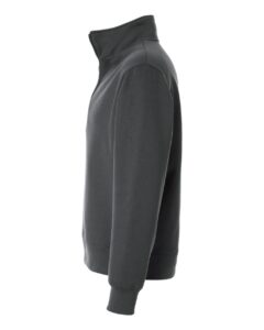 BELLA + CANVAS 4740 Unisex 10 oz Quarter-Zip Pullover Sweatshirt – Asphalt (side)