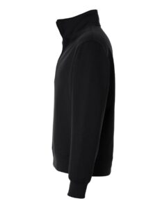 BELLA + CANVAS 4740 Unisex 10 oz Quarter-Zip Pullover Sweatshirt – Black (side)