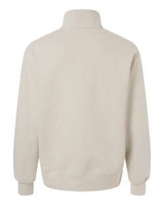 BELLA + CANVAS 4740 Unisex 10 oz Quarter-Zip Pullover Sweatshirt – Dust (back)