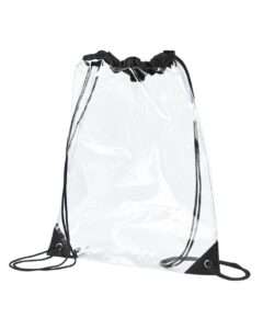 BAGedge BE253 PVC Clear Drawstring Bag