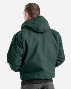 Berne Apparel HJ51 Men’s Berne Heritage Hooded Jacket – Green (on model back)