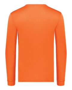 Augusta Sportswear 788 Unisex Nexgen Performance Long Sleeve T-Shirt – Electric Orange (back)