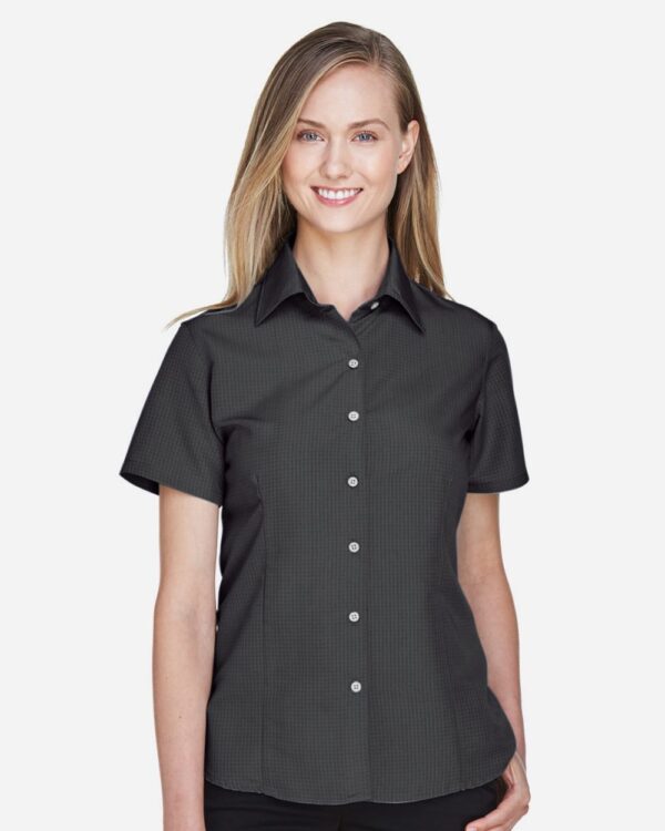 Harriton Women’s Barbados Textured Camp Shirt
