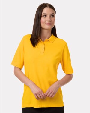 Harriton M105W Women’s Maverick CVC Pique Polo
