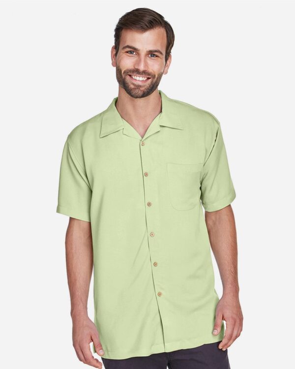 Harriton Men’s Bahama Cord Camp Shirt