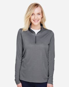 Team 365 TT31HW Women’s Zone Sonic Heather Performance Quarter-Zip Pullover