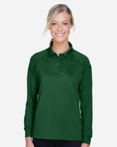Harriton M211LW Women’s Advantage Long Sleeve Tactical Polo