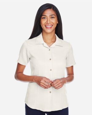 Harriton M570W Women’s Bahama Cord Camp Shirt