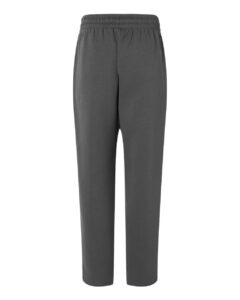Adidas AT215 Men’s Fleece Sweatpants – Team Grey Four/ White (back)