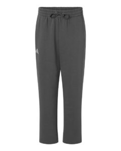 Adidas AT215 Men’s Fleece Sweatpants – Team Grey Four/ White