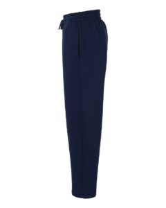 Adidas AT215 Men’s Fleece Sweatpants – Team Navy Blue/ White (side)