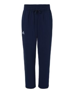 Adidas AT215 Men’s Fleece Sweatpants – Team Navy Blue/ White