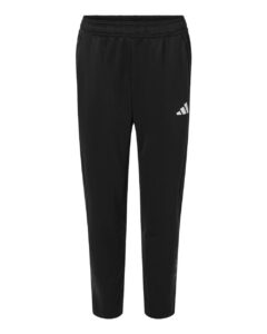 Adidas AT218 Men’s Game & Go Fleece 3-Bar Sweatpants – Black