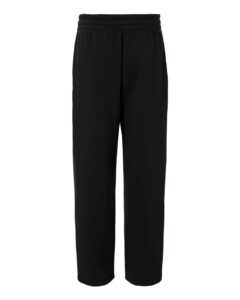 Adidas AT216 Women’s Fleece Sweatpants – Black/ White (back)