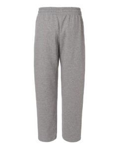 Adidas AT216 Women’s Fleece Sweatpants – Medium Grey Heather/ White (back)