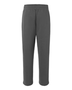 Adidas AT216 Women’s Fleece Sweatpants – Team Grey Four/ White (back)