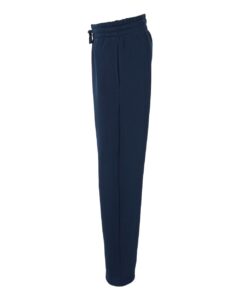 Adidas AT216 Women’s Fleece Sweatpants – Team Navy Blue/ White (side)