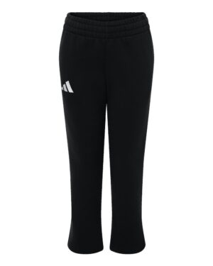 Adidas AT217 Youth Fleece Sweatpants – Black/ White