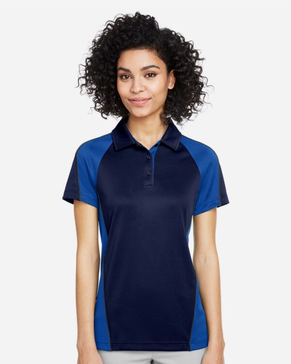 Harriton Women’s Advantage Snag Protection Plus IL Colorblock Polo