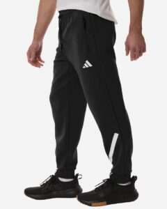 Adidas AT222 Men’s Z.N.E Joggers – Black/ White (on model side)