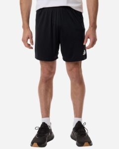 Adidas AT315 Men’s Entrada 26 Shorts – Black/ White (on model)