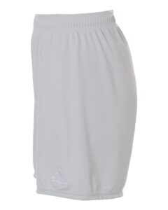 Adidas AT315 Men’s Entrada 26 Shorts – Team Light Grey/ White (side)