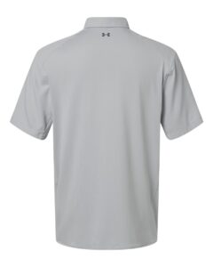 Under Armour 1383571 Men’s Fish Pro Hybrid Woven Short Sleeve – Mod Grey/ Castlerock (back)