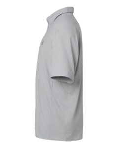 Under Armour 1383571 Men’s Fish Pro Hybrid Woven Short Sleeve – Mod Grey/ Castlerock (side)