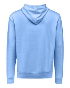 J. America 8720 Unisex BTB Fleece Hooded Sweatshirt – Carolina Blue (back)