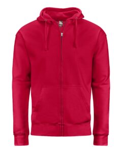 J. America 8723 Unisex BTB Fleece Hooded Full-Zip Sweatshirt – Cardinal
