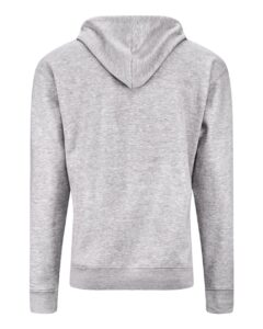 J. America 8723 Unisex BTB Fleece Hooded Full-Zip Sweatshirt – Oxford (back)