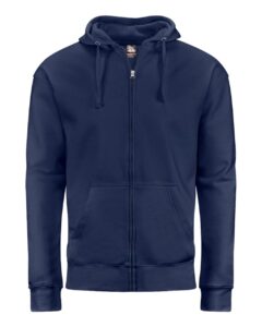 J. America 8723 Unisex BTB Fleece Hooded Full-Zip Sweatshirt – True Navy