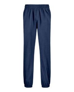 J. America 8724 Unisex BTB Fleece Sweatpants – True Navy