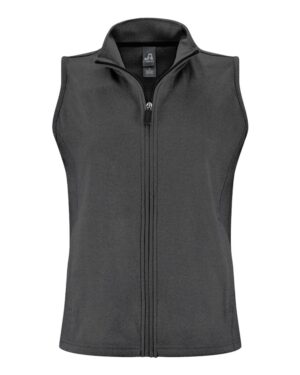 J. America 8764 Women’s Element Fleece Vest – Black
