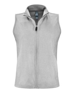 J. America 8764 Women’s Element Fleece Vest – Grey
