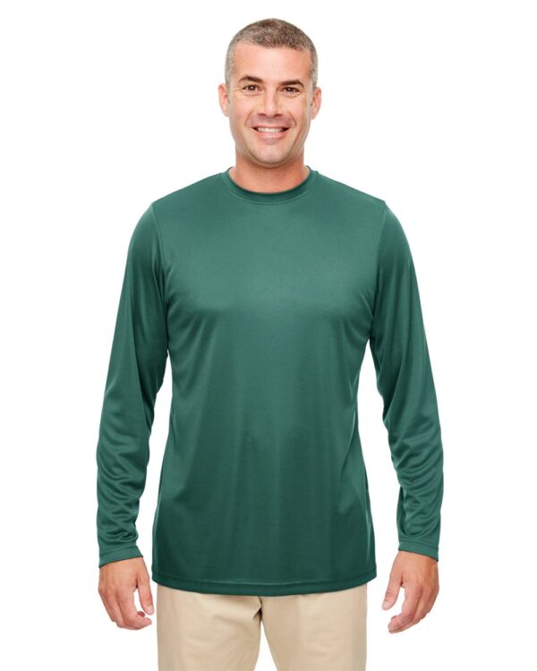 UltraClub Men’s Cool & Dry Sport Performance Long Sleeve T-Shirt