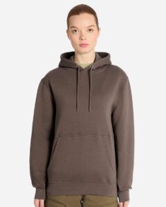 Lane Seven LS14001 Unisex Premium Hoodie Sweatshirt – Coffee (on model)