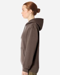 Lane Seven LS14001 Unisex Premium Hoodie Sweatshirt – Coffee (on model side)