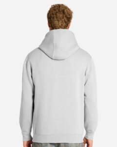 Lane Seven LS14001 Unisex Premium Hoodie Sweatshirt – Dove Grey (on model back)