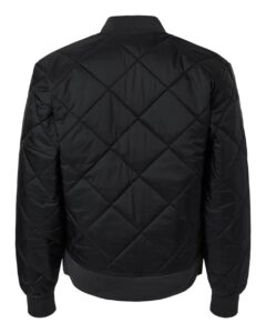 Dickies 6124 Men’s Diamond Quilted Jacket – Black (back)