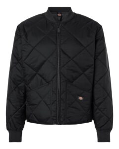 Dickies 6124 Men’s Diamond Quilted Jacket – Black