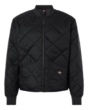 Dickies 6124 Men’s Diamond Quilted Jacket – Black