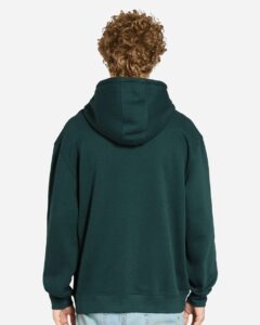 Lane Seven LS14003 Unisex Premium Full-Zip Hoodie Sweatshirt – Sports Green (on model back)