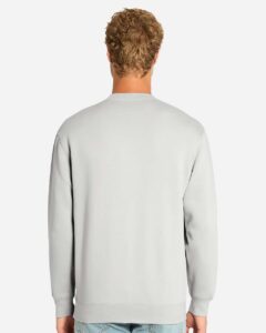 Lane Seven LS14004 Unisex Premium Crewneck Sweatshirt – Dove Grey (on model back)