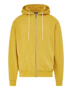 MV Sport 2349 Unisex Retro Heather Full-Zip Hooded Sweatshirt – Ginger